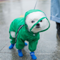 Waterproof polyester dinosaur four-legged coat pet raincoat